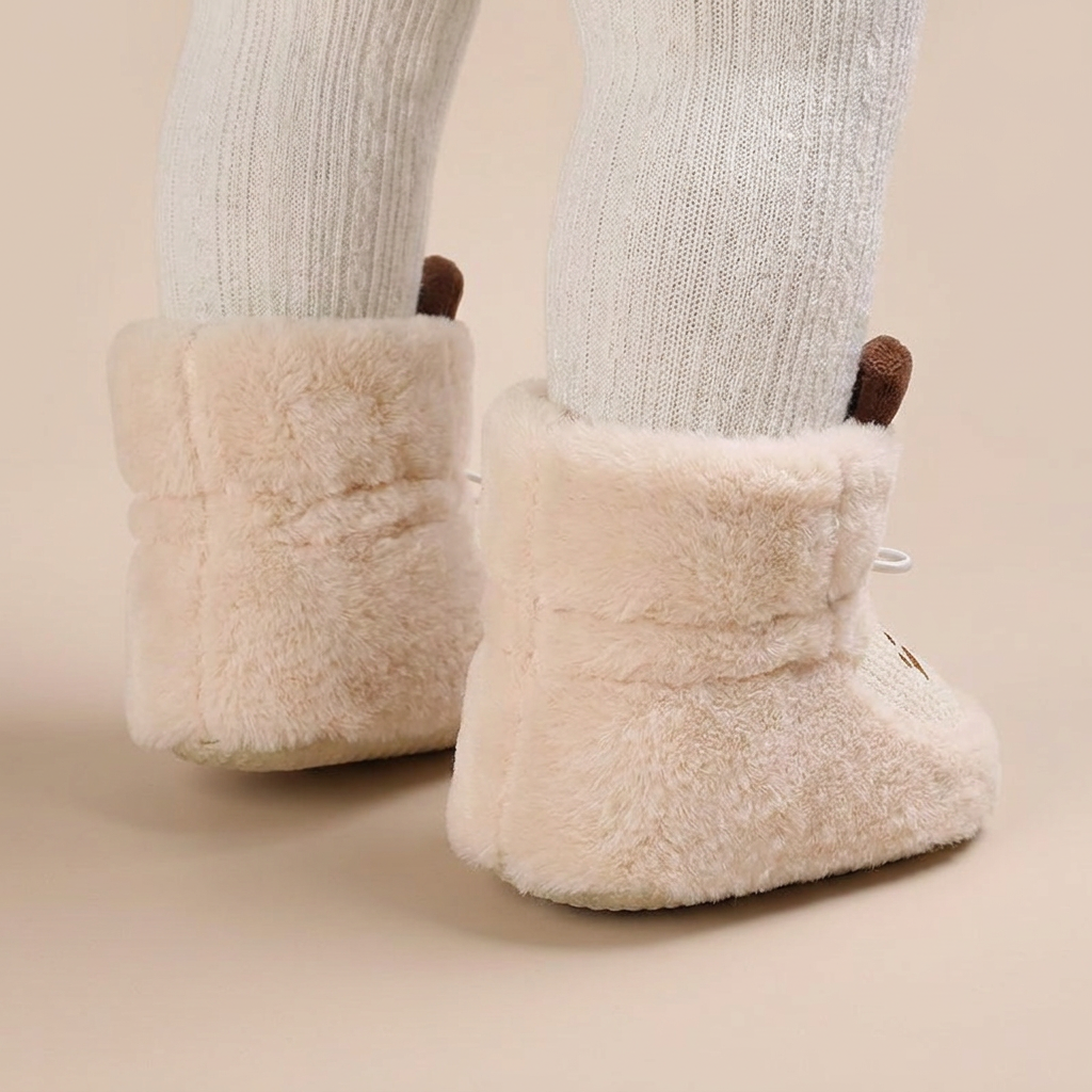 Bunny Ears Paw Print Booties