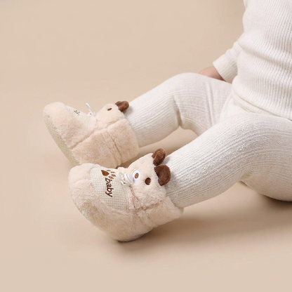 Bunny Ears Paw Print Booties