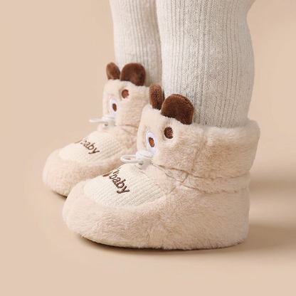 Bunny Ears Paw Print Booties