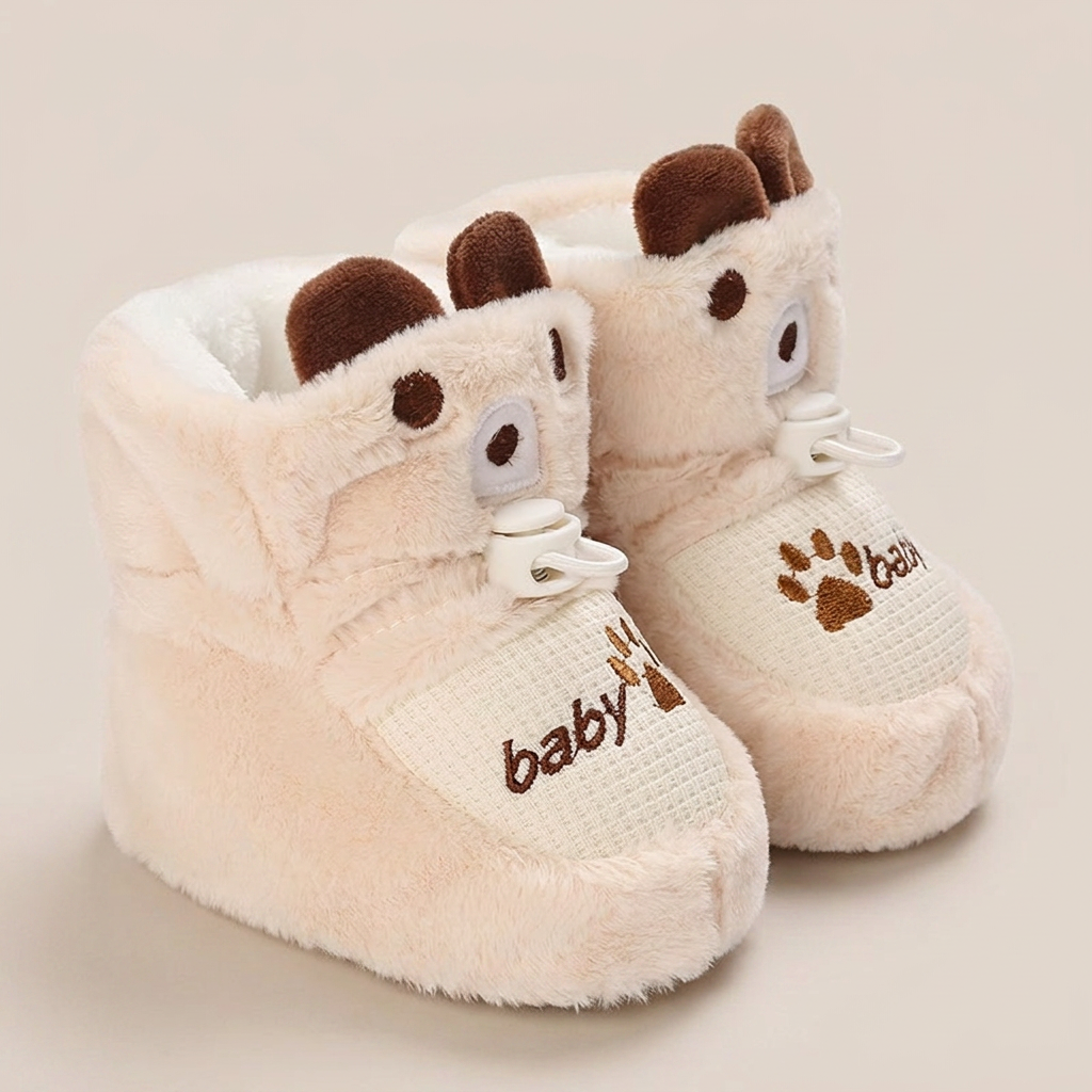 Bunny Ears Paw Print Booties