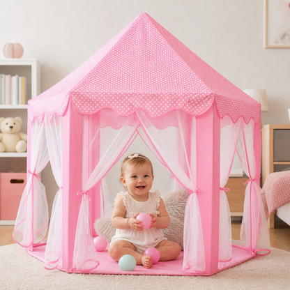 Princess Castle Play Tent for Indoor & Outdoor Fun