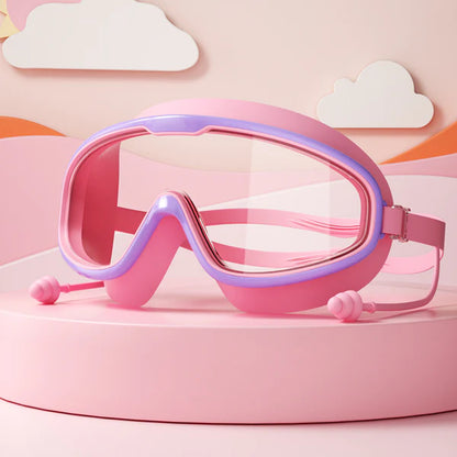 Child-Friendly Swimming Goggles with Large Frames & Anti-Fog System