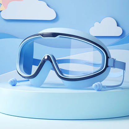 Child-Friendly Swimming Goggles with Large Frames & Anti-Fog System