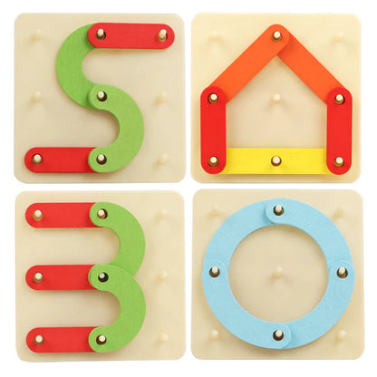 Creative Letters, Numbers, and Shapes Learning Board