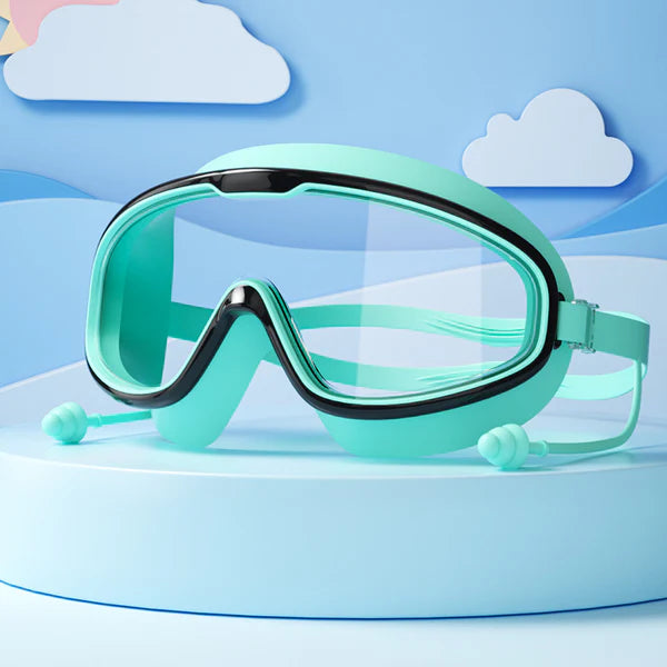 Child-Friendly Swimming Goggles with Large Frames & Anti-Fog System