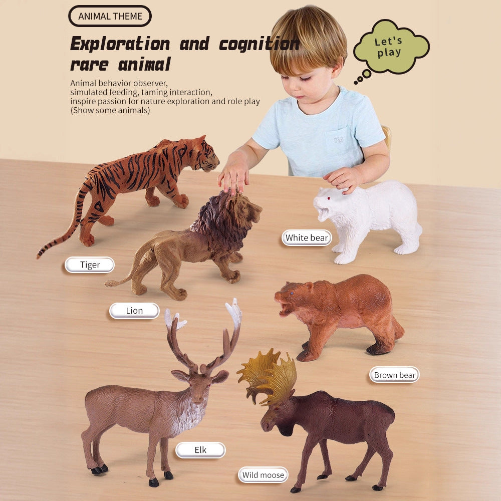 Modular Build-Your-Own Zoo Playset with Animal Figures & Interactive Cages
