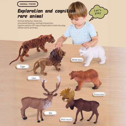 Modular Build-Your-Own Zoo Playset with Animal Figures & Interactive Cages