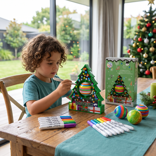 DIY Christmas Spinning Ornament Painting Kit