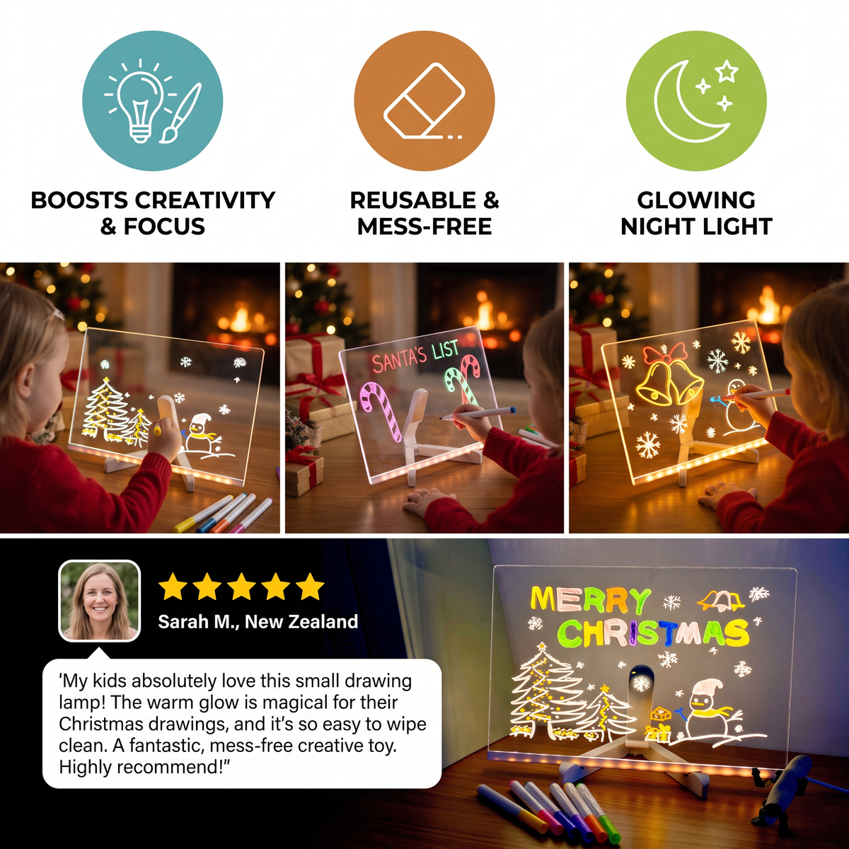 Kids LED Drawing Lamp