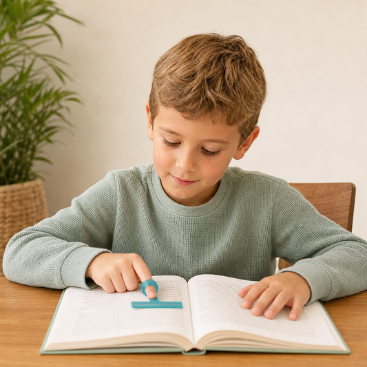 Kids’ Finger Reading Tracker – Translucent Reading Guide