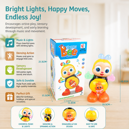 Musical Dancing Bee Toy with Lights and Music