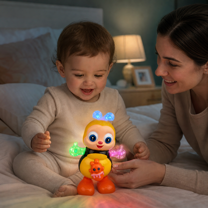 Musical Dancing Bee Toy with Lights and Music