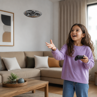 Remote Control LED Flying Saucer Drone