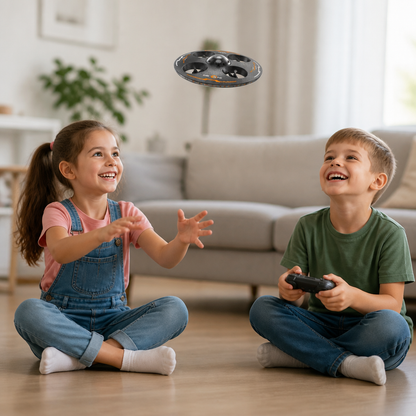 Remote Control LED Flying Saucer Drone