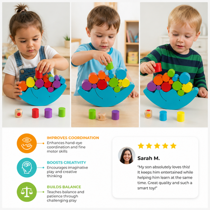 Colorful Stacking Toy – Educational Toy for Kids with Colors and Shapes