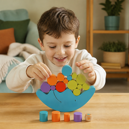 Colorful Stacking Toy – Educational Toy for Kids with Colors and Shapes