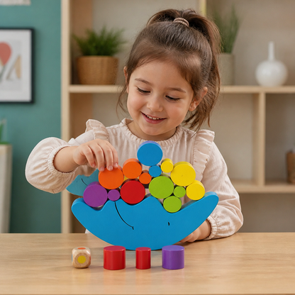 Colorful Stacking Toy – Educational Toy for Kids with Colors and Shapes