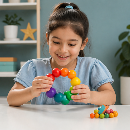 Colorful 3D Ball Building Set – Creative Construction & Fine Motor Skills Learning Toy for Kids