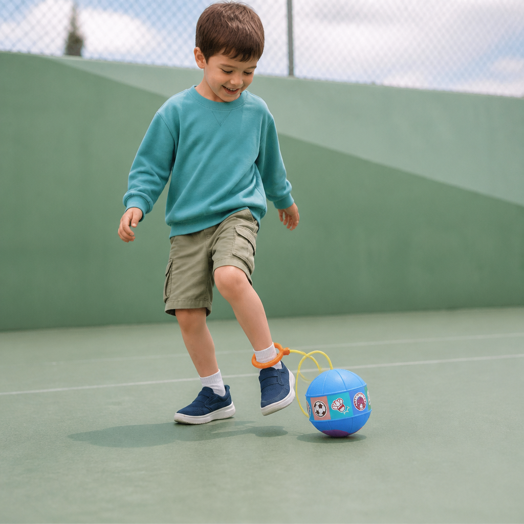 Interactive Skip Ball Ankle Swing Toy for Kids