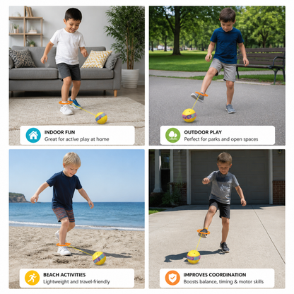 Interactive Skip Ball Ankle Swing Toy for Kids