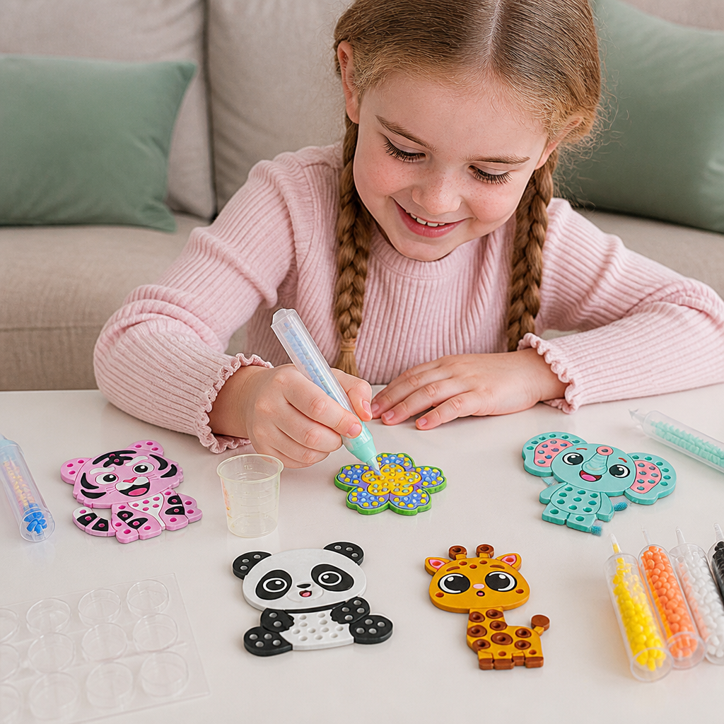DIY Bead Art Pen Kit – Create & Decorate Animal Designs