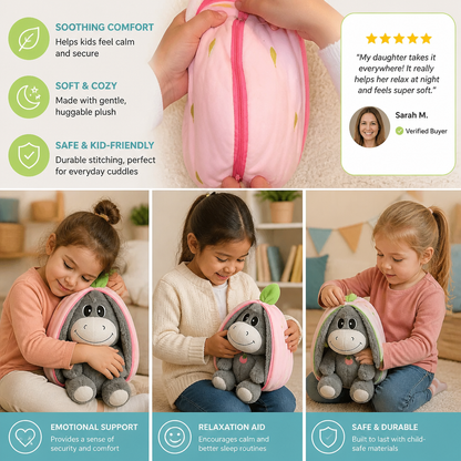 Breathing Donkey Plush Toy
