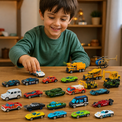 Christmas Die-Cast Car Advent Calendar for Kids
