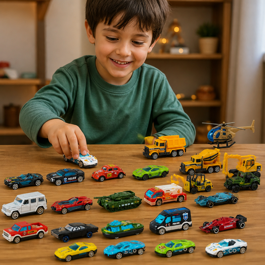 Christmas Die-Cast Car Advent Calendar for Kids