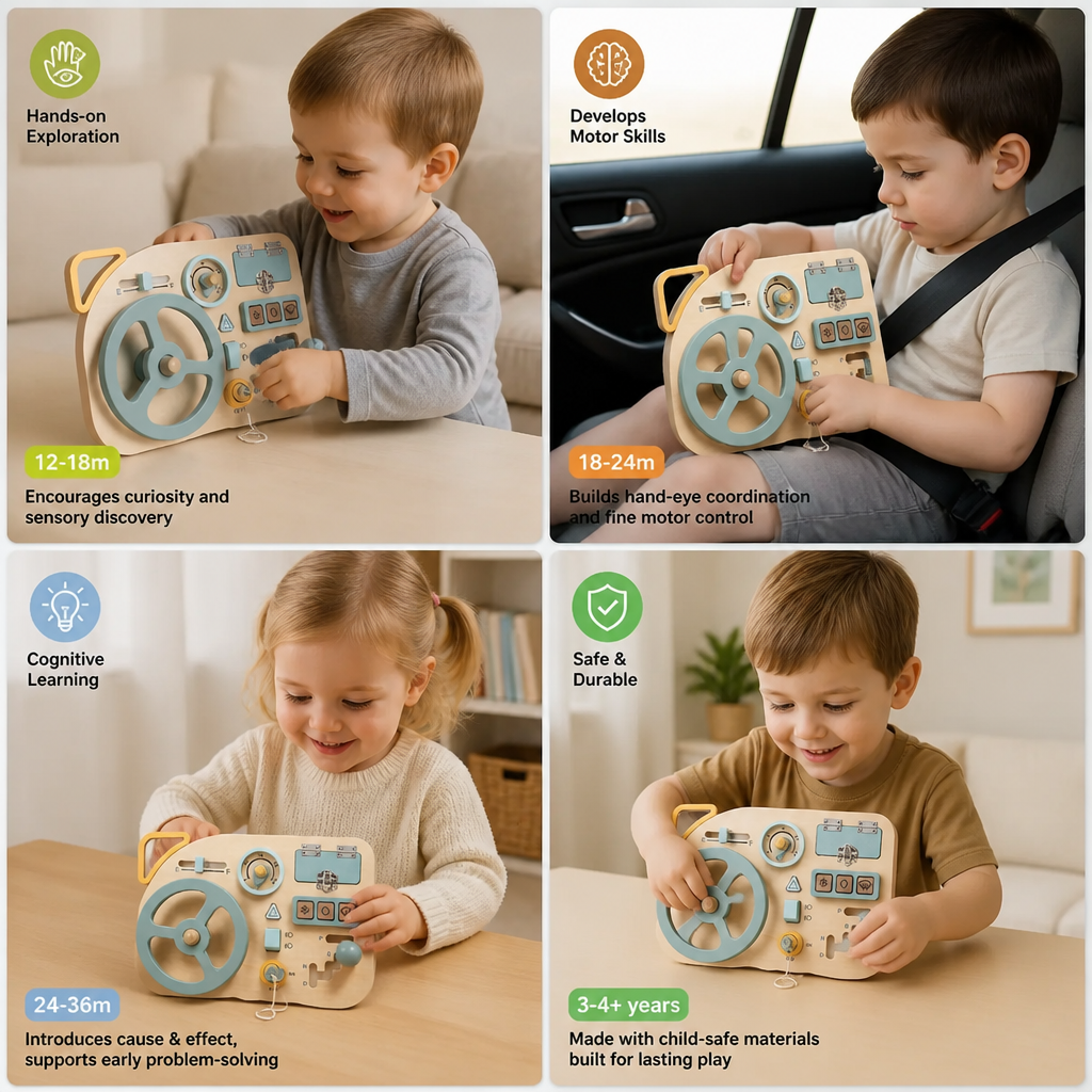 Explorer Steering Wheel – Montessori Steering Control