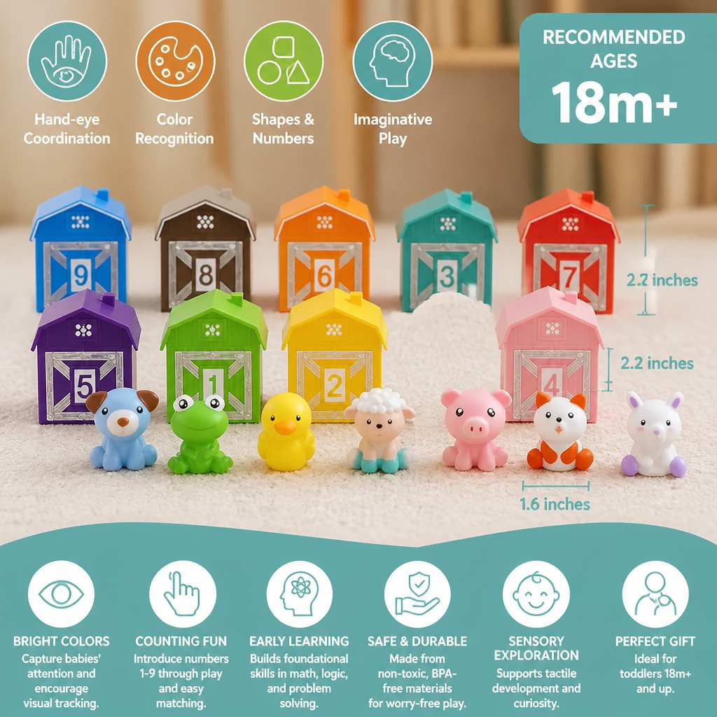 Montessori Colors & Numbers Farm