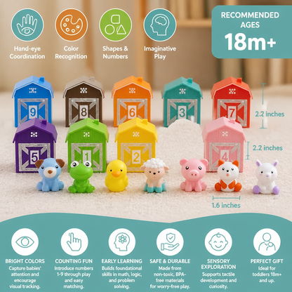 Montessori Colors & Numbers Farm