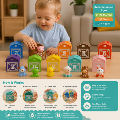 Montessori Colors & Numbers Farm