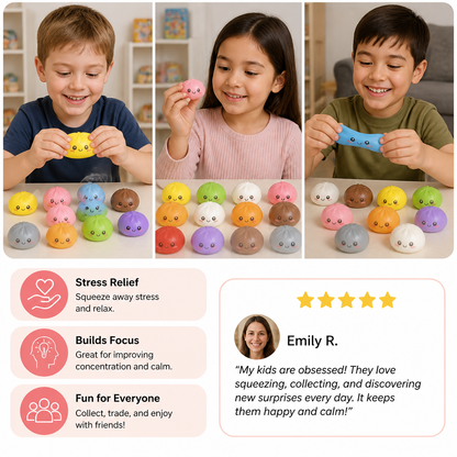 Dumpling Squishy Advent Calendar with Mystery Fidget Surprises