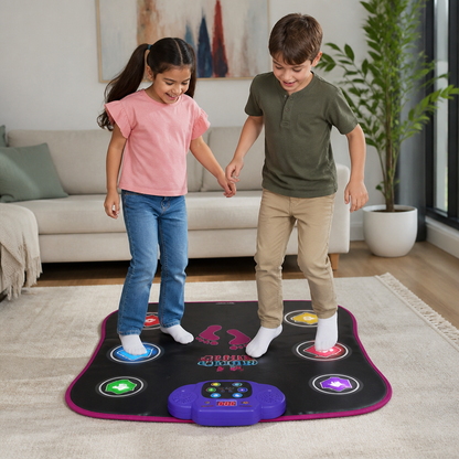 Kids’ Light-Up Bluetooth Dance Mat with 5 Game Modes