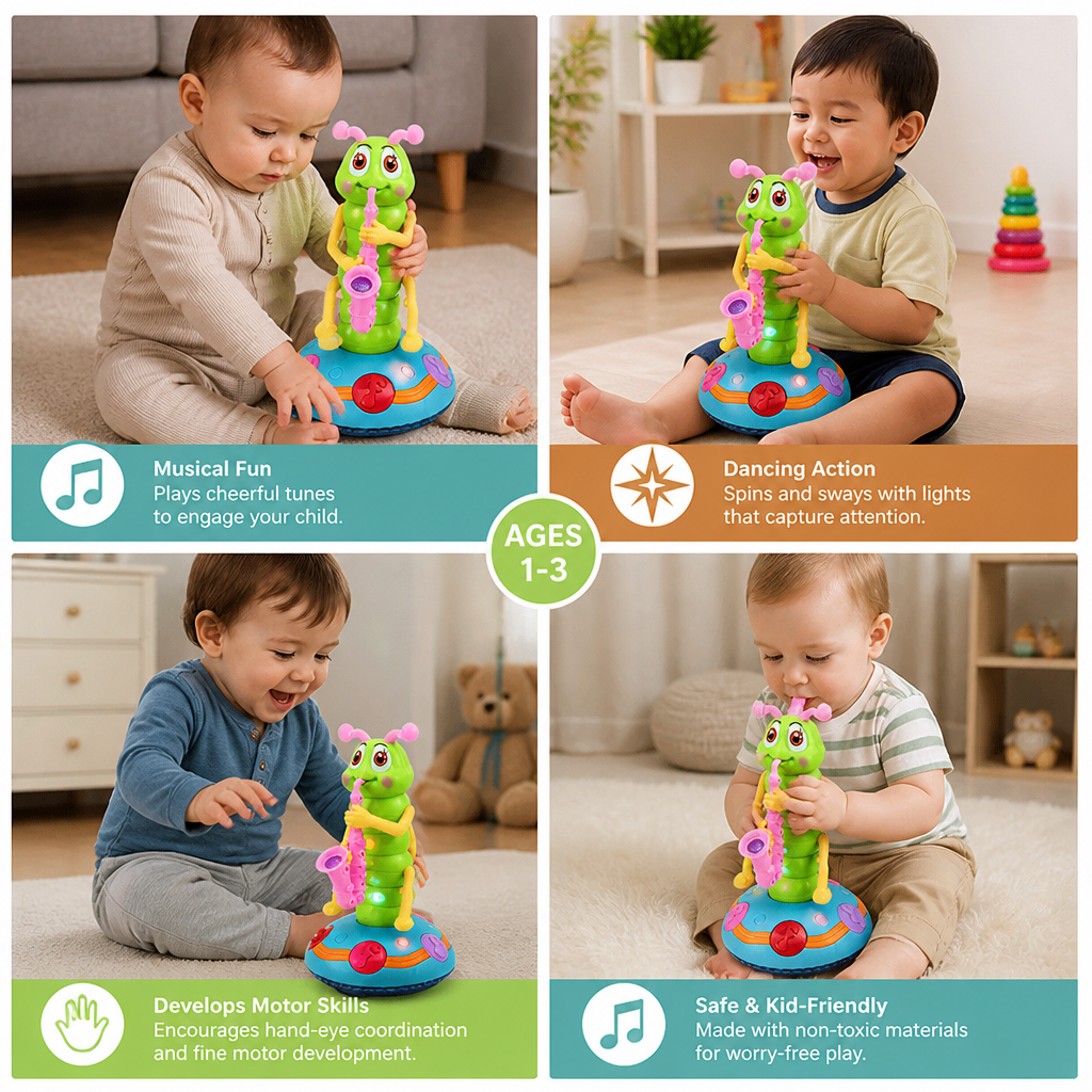 Dancing Saxophone Caterpillar