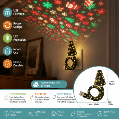 Christmas Tree Projector Lamp