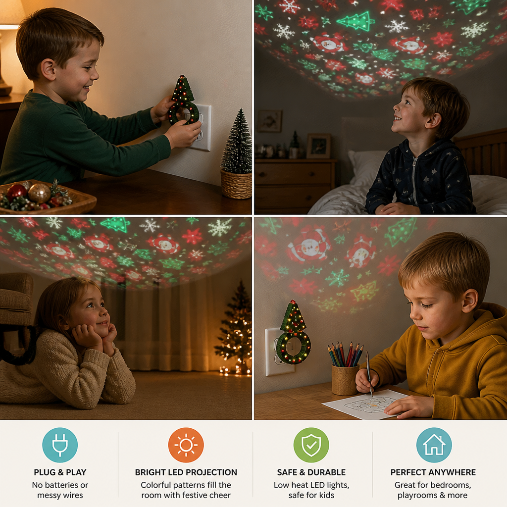 Christmas Tree Projector Lamp