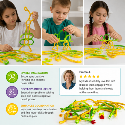 DIY Twisty Sticks – Creative 3D Building & STEM Construction Set