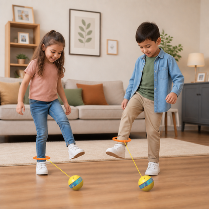 Interactive Skip Ball Ankle Swing Toy for Kids