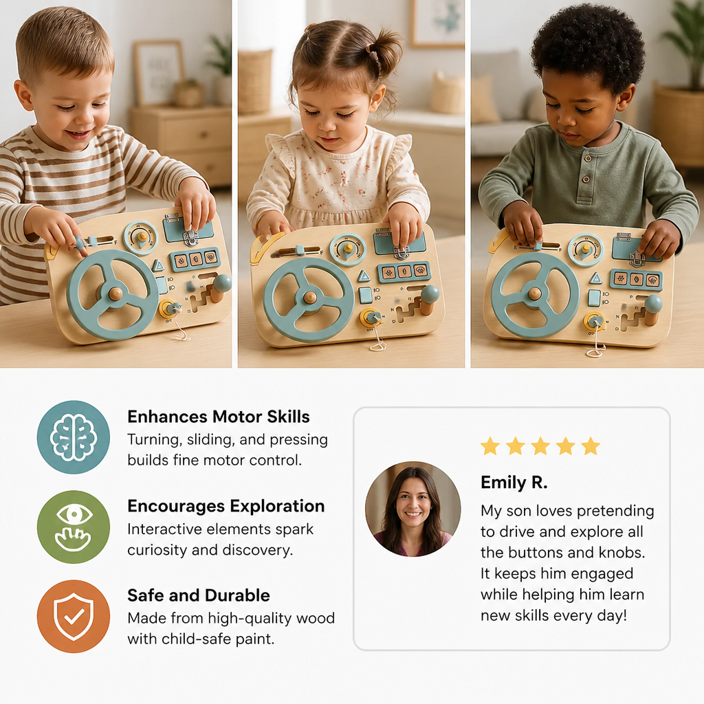 Explorer Steering Wheel – Montessori Steering Control