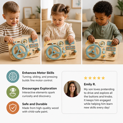 Explorer Steering Wheel – Montessori Steering Control