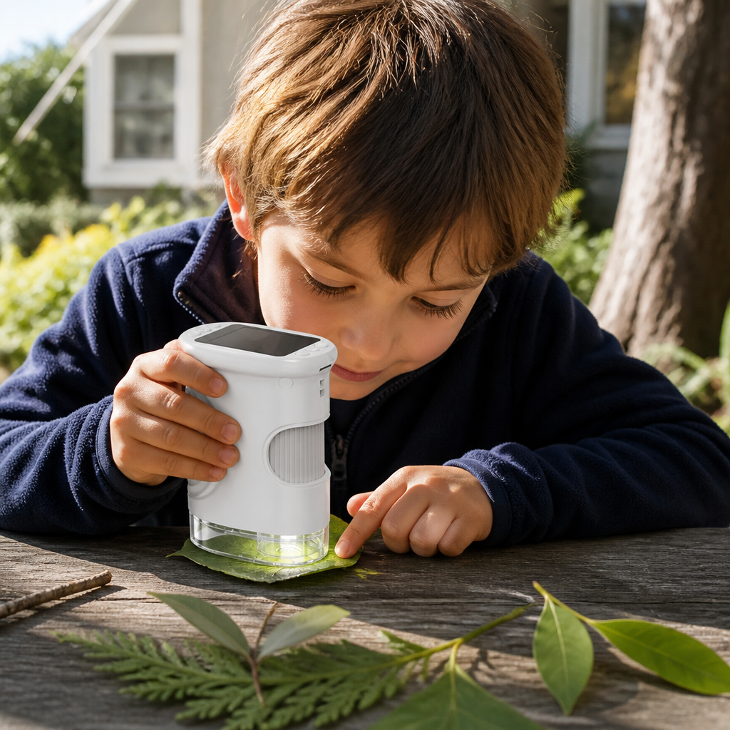 Kids’ 2-in-1 Digital Microscope & Telescope with Photo and Video Camera