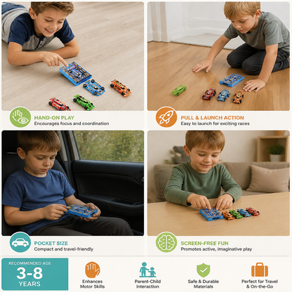 Pocket Size Race Car Launcher Toy