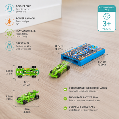 Pocket Size Race Car Launcher Toy