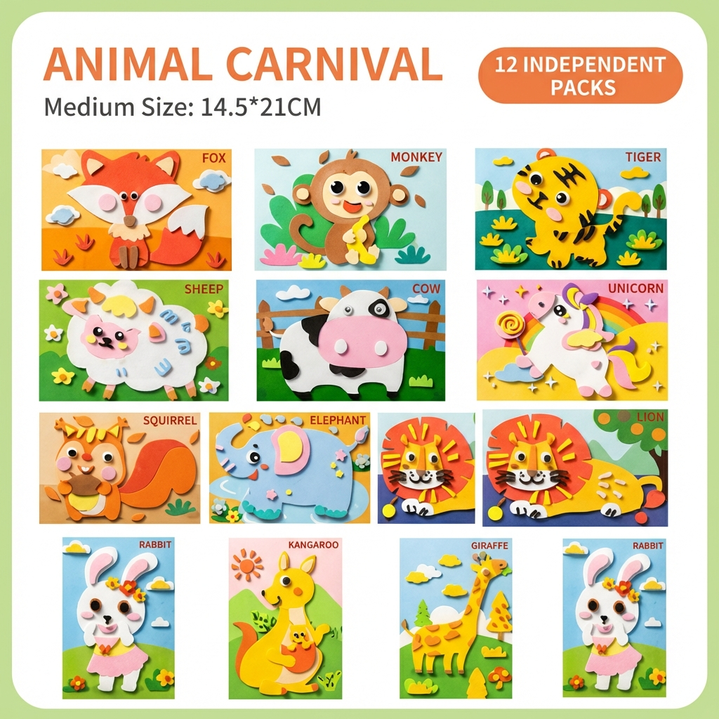 Creative Sticker Craft Set for Kids