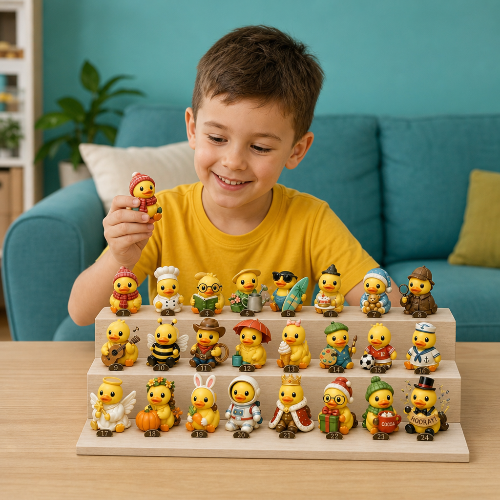 24-Day Magic Duck Advent Calendar with Collectible Mini Figurines