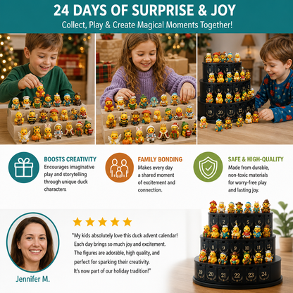 24-Day Magic Duck Advent Calendar with Collectible Mini Figurines