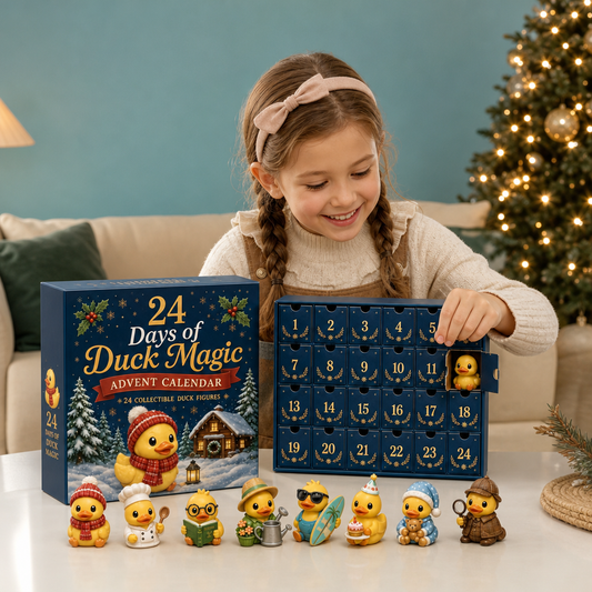 24-Day Magic Duck Advent Calendar with Collectible Mini Figurines