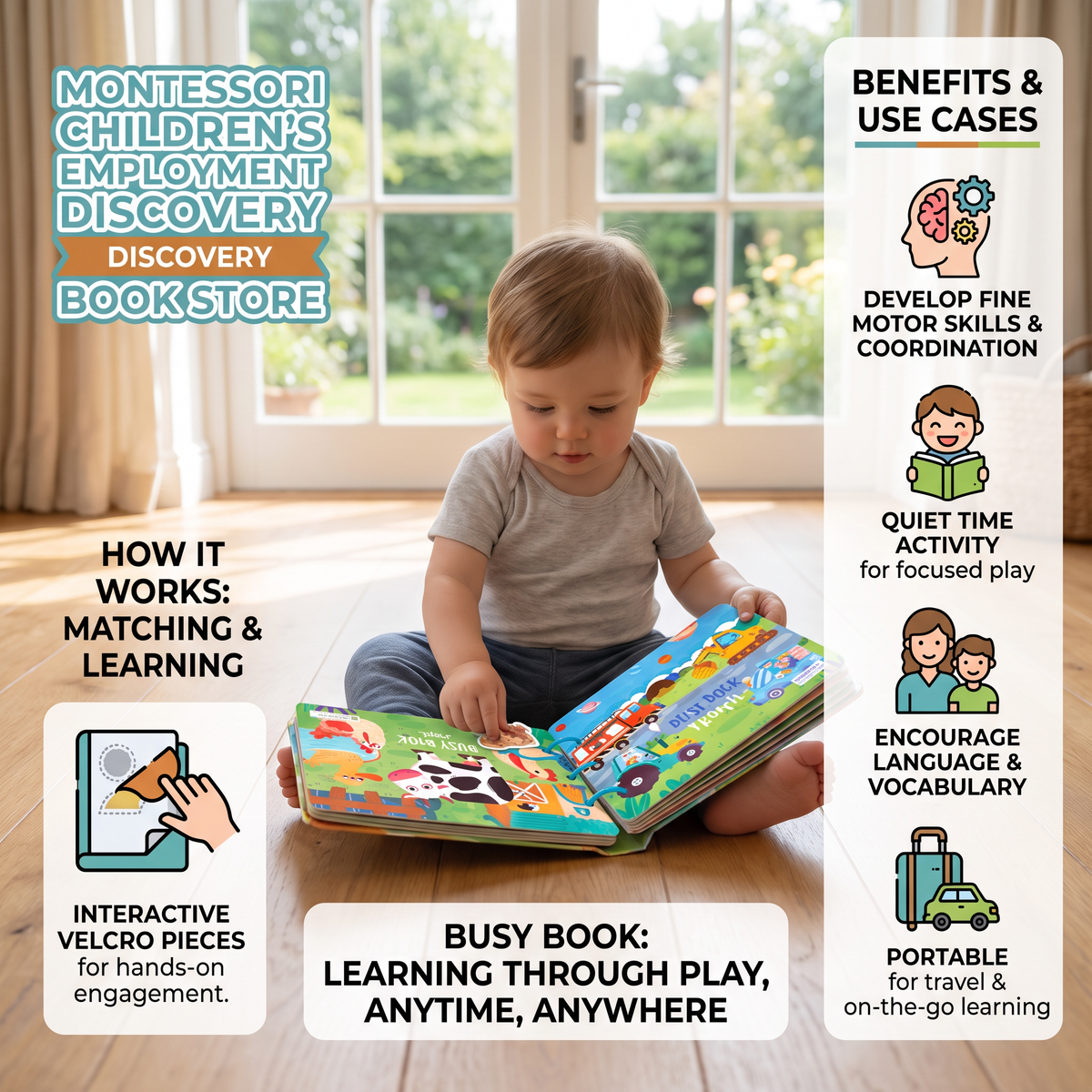 Montessori Children's Employment Discovery Book