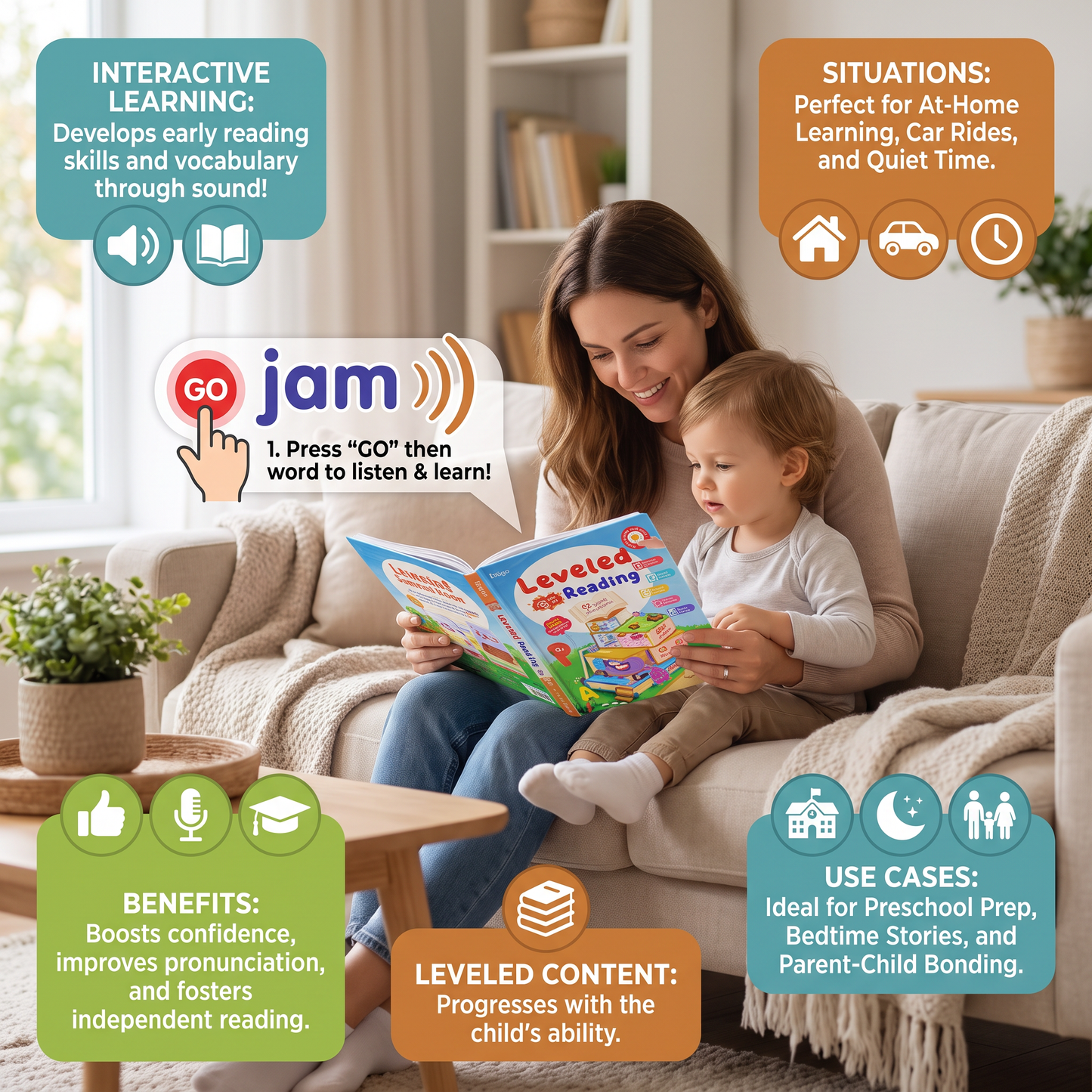 My First Leveled Reading Sound Book – Interactive Reading & Literacy